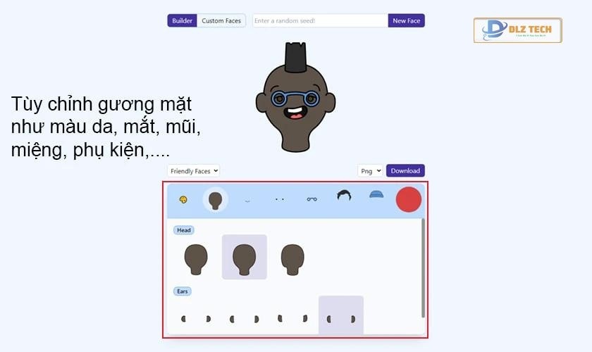 Tùy chỉnh avatar