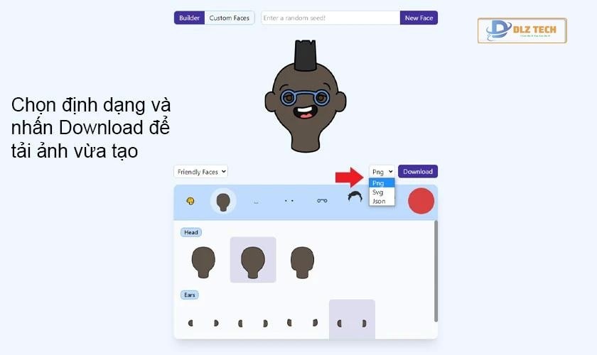 Lưu avatar