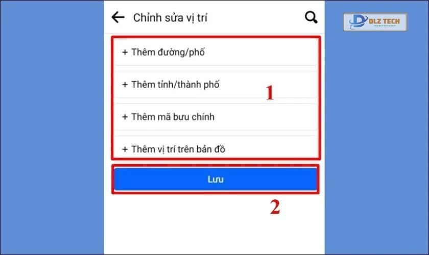 Sau đó thì chọn Lưu