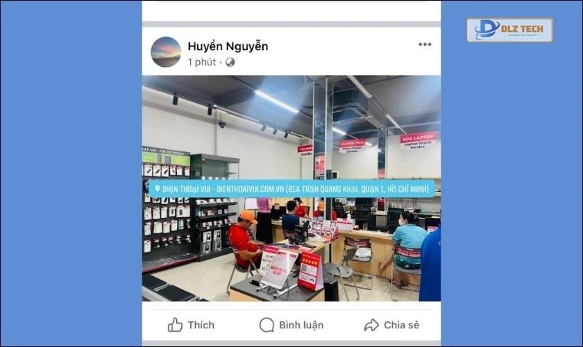 Cách gỡ địa điểm check-in trên ảnh đã đăng Facebook