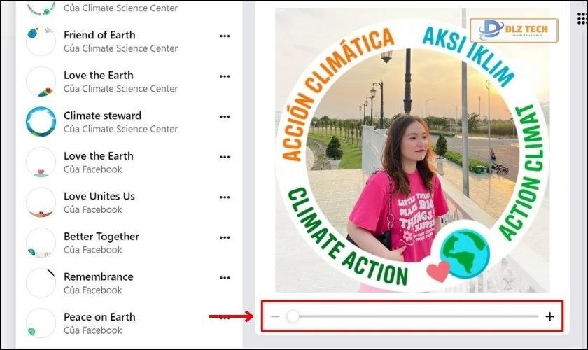 Căn chỉnh ảnh đại diện