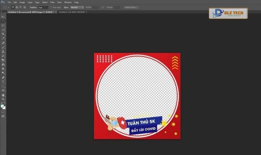 Tạo khung avatar Facebook bằng Photoshop
