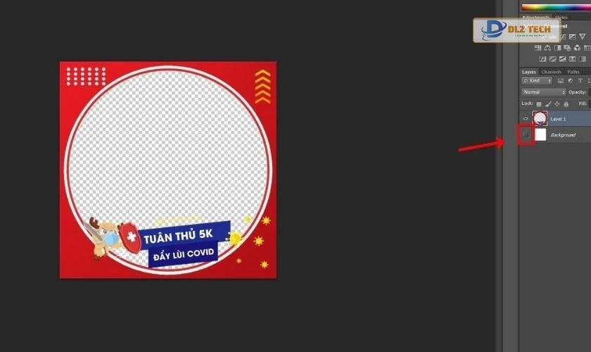 Ẩn nền trong Photoshop