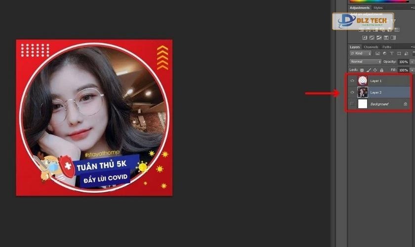 Sắp xếp thứ tự layer