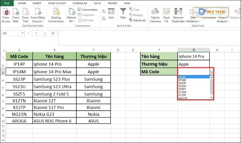 tùy chỉnh các list