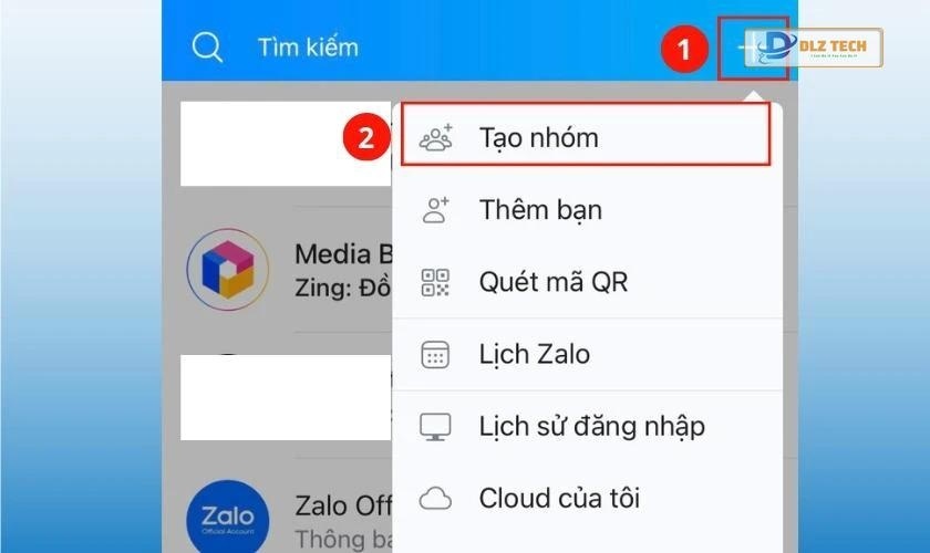 Cách tạo nhóm Zalo trên điện thoại