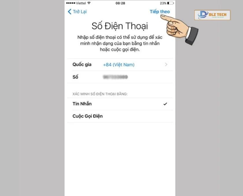 Tạo tài khoản ID Apple trên điện thoại