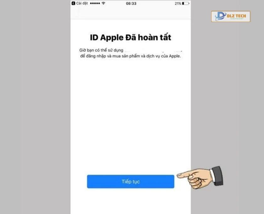 Tạo tài khoản ID Apple trên điện thoại iPhone