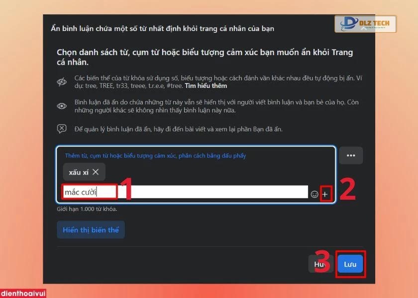 Tắt hàng loạt bình luận trên Facebook