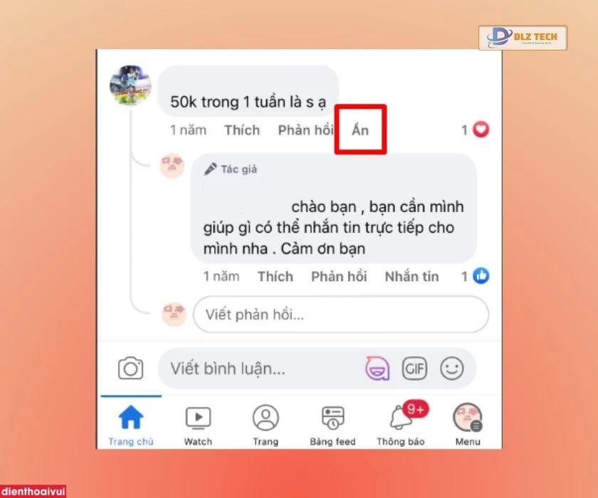 Cách ẩn bình luận trên Fanpage Facebook