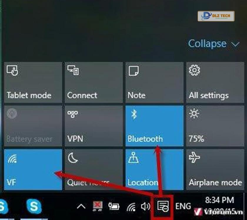 cách tắt bàn phím, chuột, loa, mic, bluetooth thiết lập trên win 10