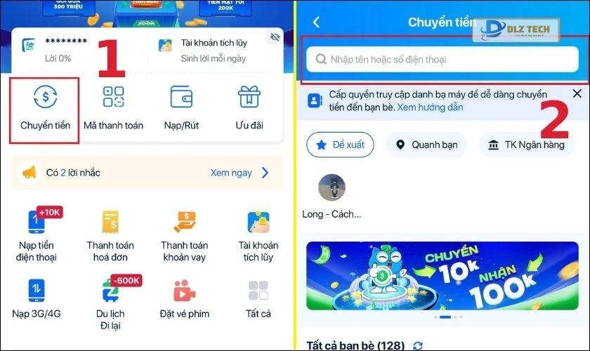 Có thể nạp tiền vào ZaloPay mà không cần dùng tài khoản ngân hàng không