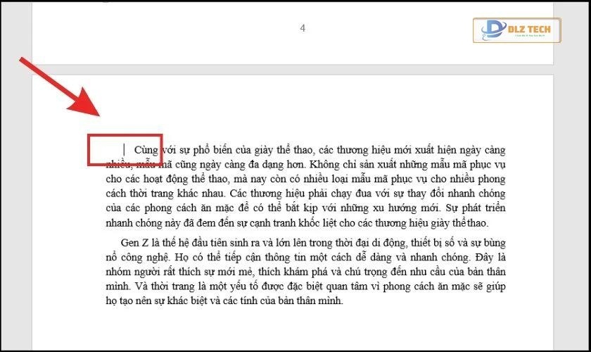 Vai trò của việc ngắt trang trong Word