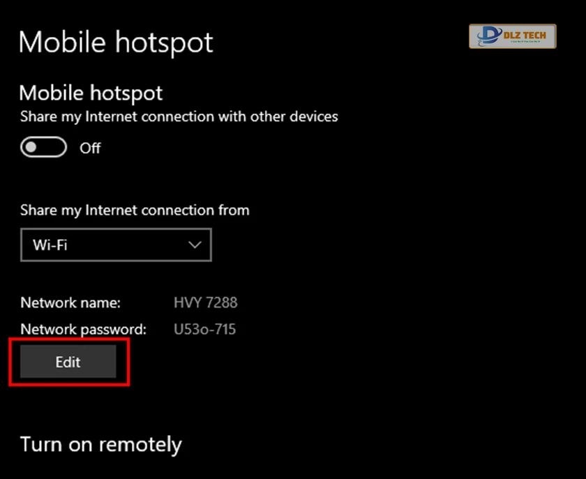 Bạn chọn vào nút “Edit”