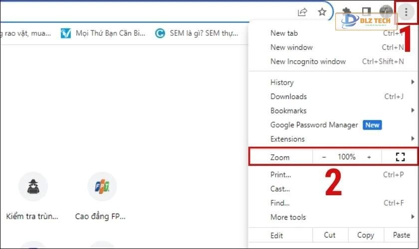 Cách để phóng to màn hình Youtube, Facebook, Google