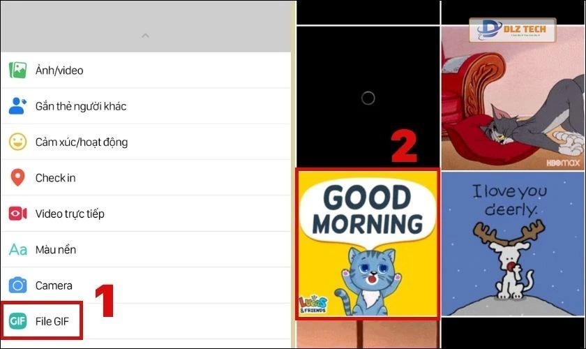 Chọn file GIF