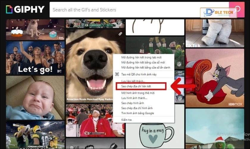 Đăng ảnh động lên Facebook qua GIPHY
