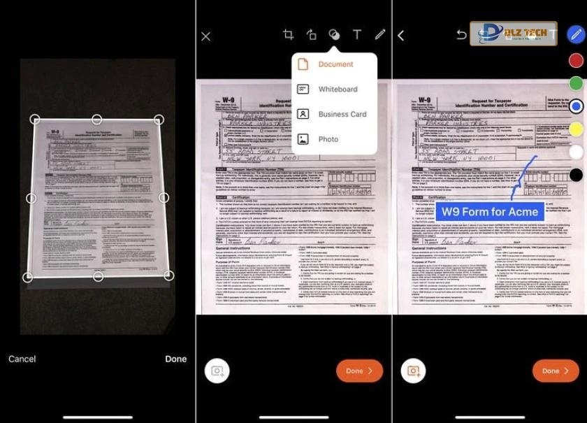 Chỉnh sửa hình ảnh vừa chụp