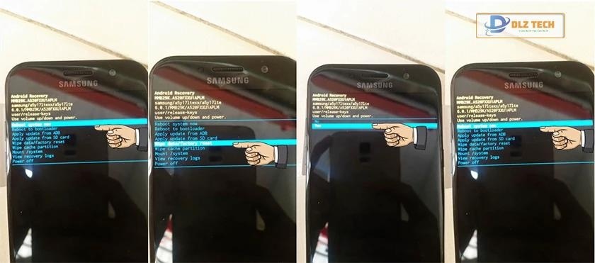 khôi phục cài đặt gốc máy tính bảng samsung