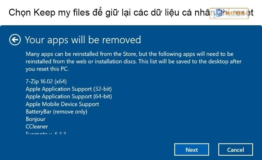 Cách reset máy tính Win 10 khi bị đơ