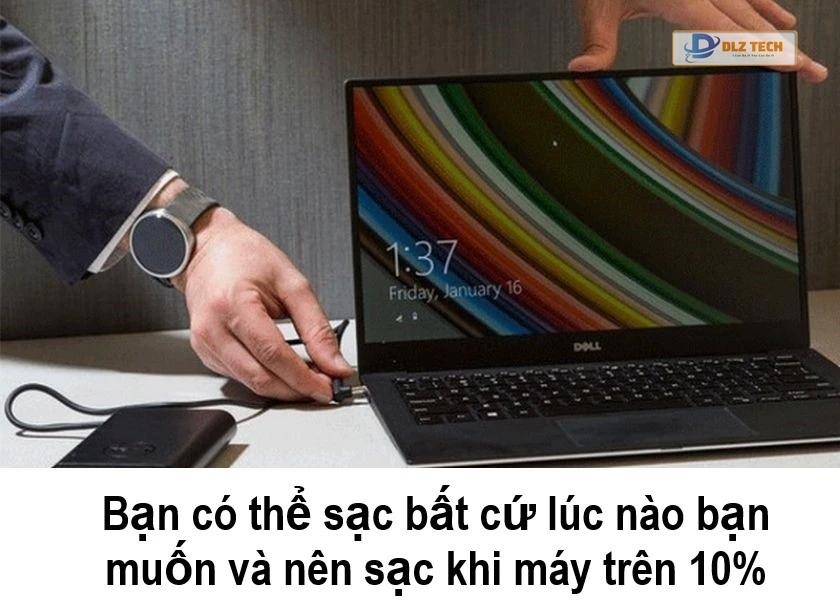 Hướng dẫn cách sạc pin laptop Dell đúng chuẩn với laptop mới và laptop cũ