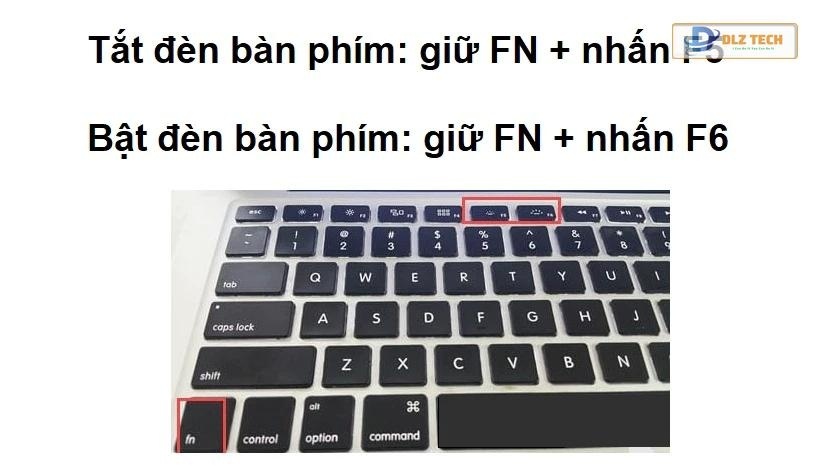 Cách bật và tắt đèn bàn phím MacBook