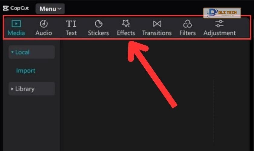 Chỉnh sửa video trên Capcut