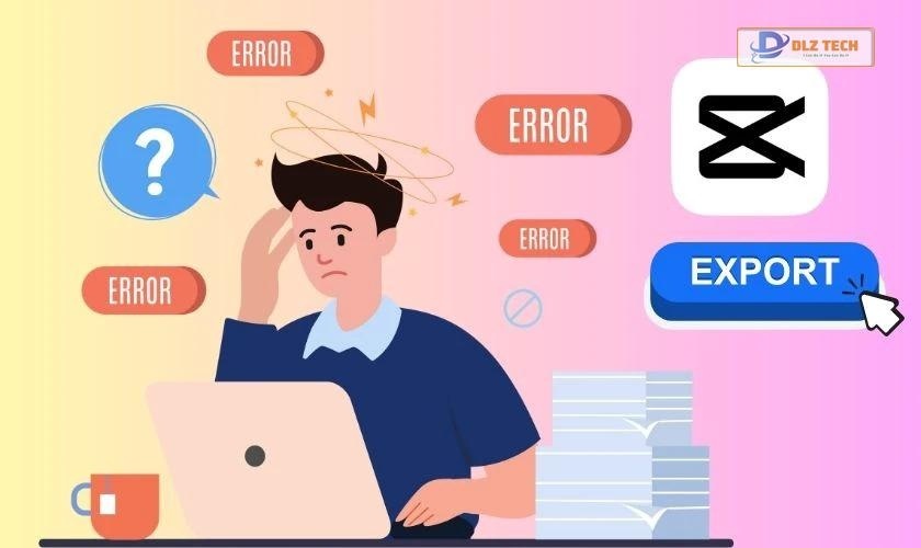 Lỗi không xuất video từ Capcut