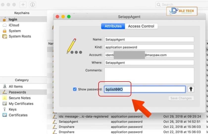 Xem lại pass wifi đã lưu
