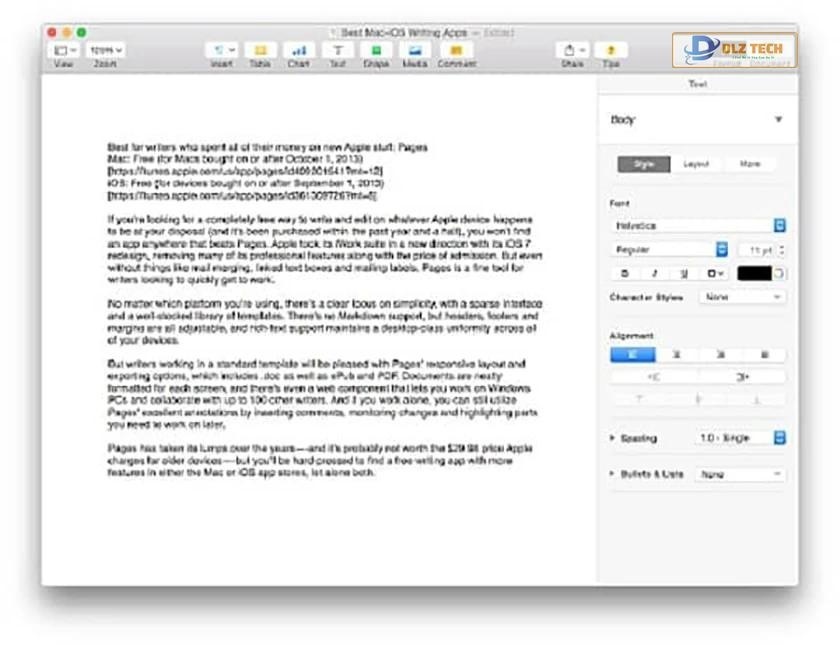 Hướng dẫn cách sử dụng Word trên Macbook Air / Pro