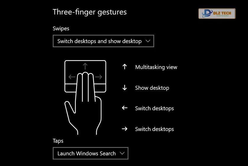 Switch destop and show destop