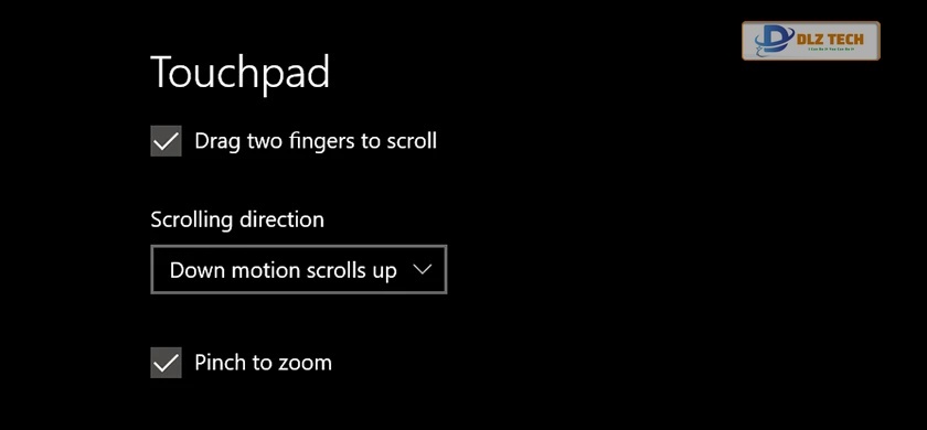 Thiết lập hướng cuộn và Zoom