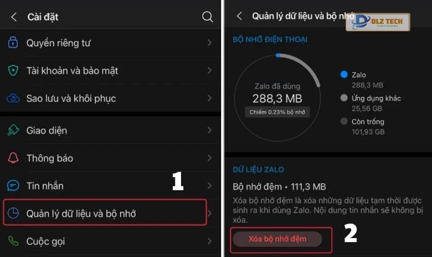 Giải pháp cho lỗi bong bóng chat Zalo