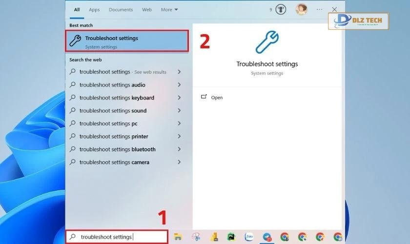 Chạy trình gỡ rối âm thanh