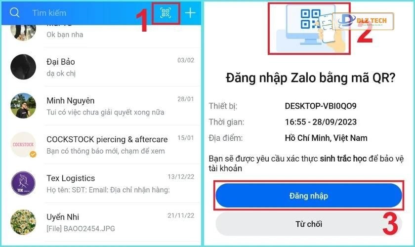 Cách quét mã QR Zalo hiệu quả