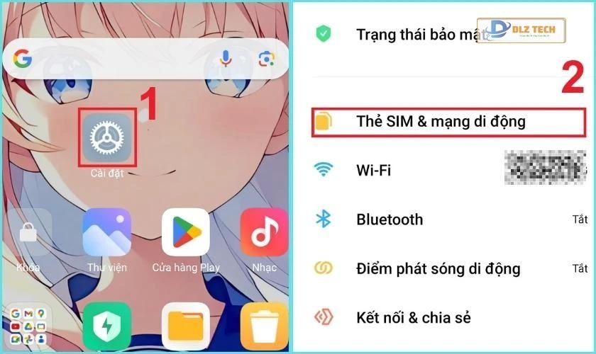Kiểm tra mạng trên điện thoại