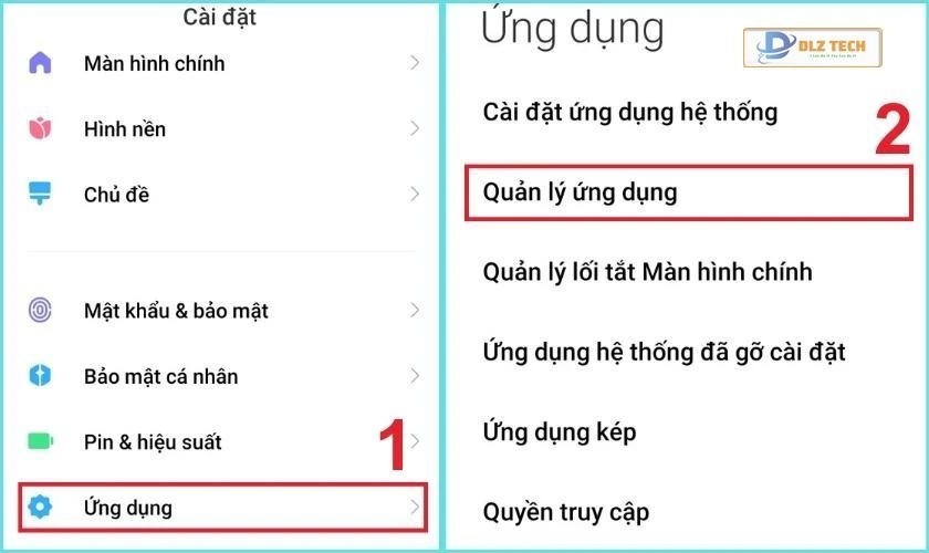 Xóa bộ nhớ cache của ứng dụng Zalo