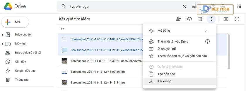 Hướng dẫn cách tải ảnh từ Google Drive trên máy tính