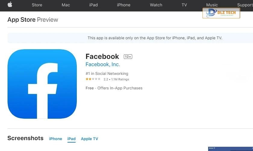 tải facebook cho macbook