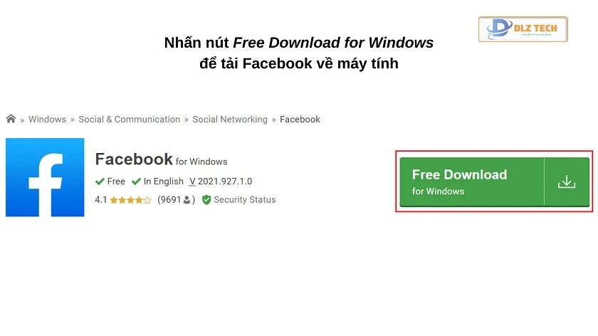 Cách tải Facebook về máy tính