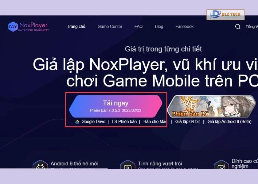 cách tải game liên quân mobile trên máy tính win 10 với Nox