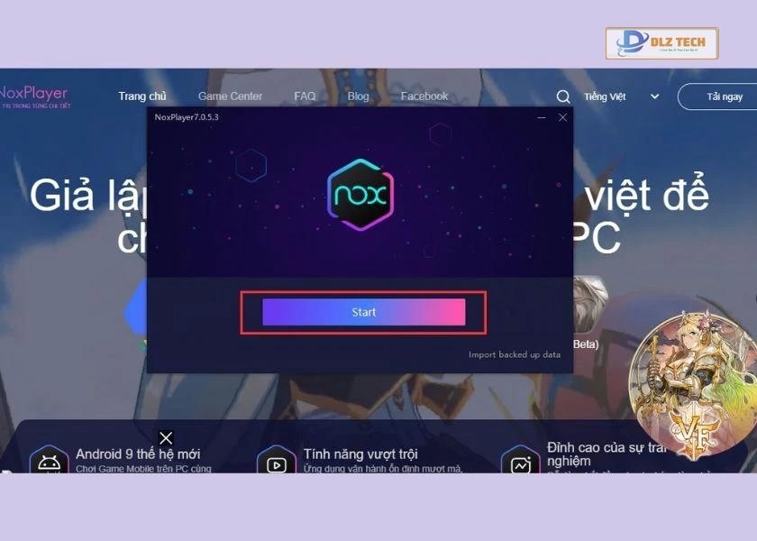 tải phần mềm giả lập nox