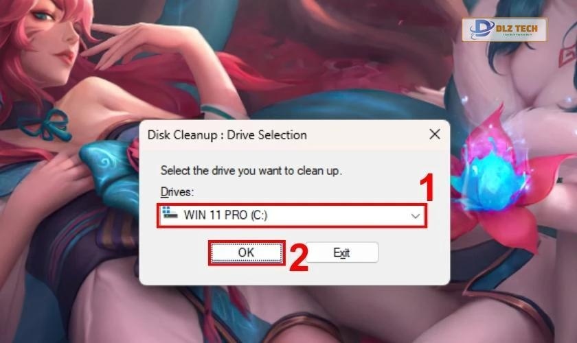Khắc phục ổ đĩa C bị đầy trên Win 11 bằng Disk Cleanup