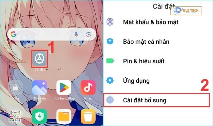 Cài lại cài đặt ngày, giờ khi Zalo bị lỗi không kết nối được