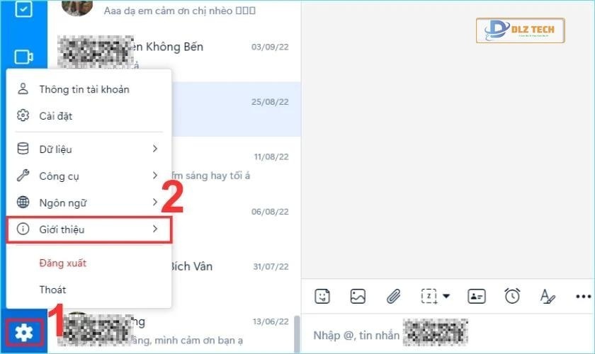 Cập nhật phiên bản Zalo PC mới nhất cho máy tính khi lỗi