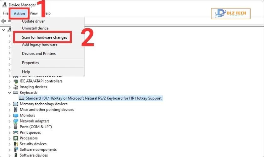 Mở khóa lại bàn phím 