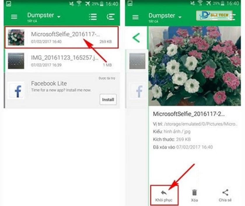 Cách lấy lại file đã xóa vĩnh viễn bằng Dumpster