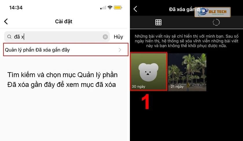 Cách khôi phục story đã xóa trên Instagram