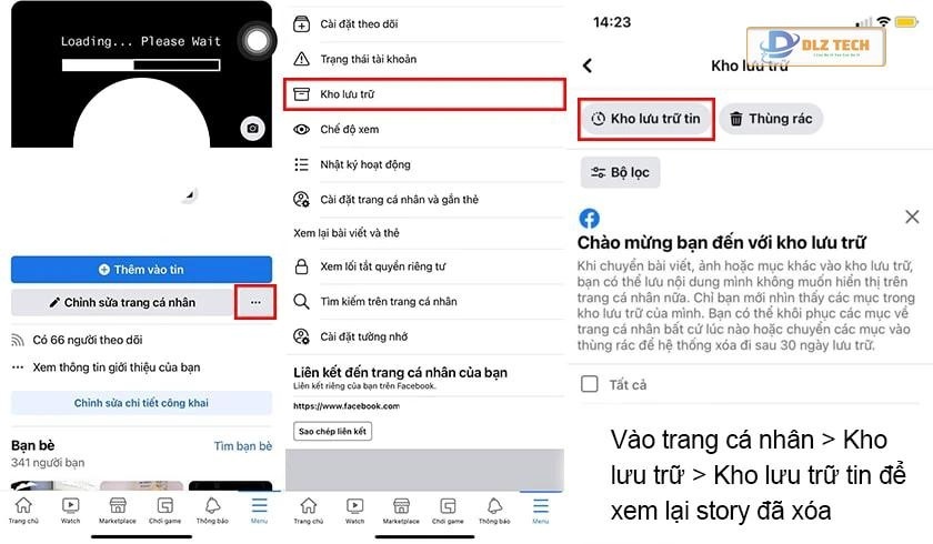 Chọn kho lưu trữ tin