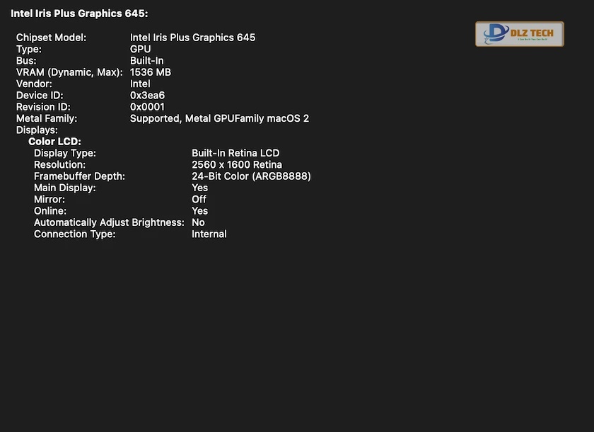 Cách kiểm tra màn hình Retina của Macbook